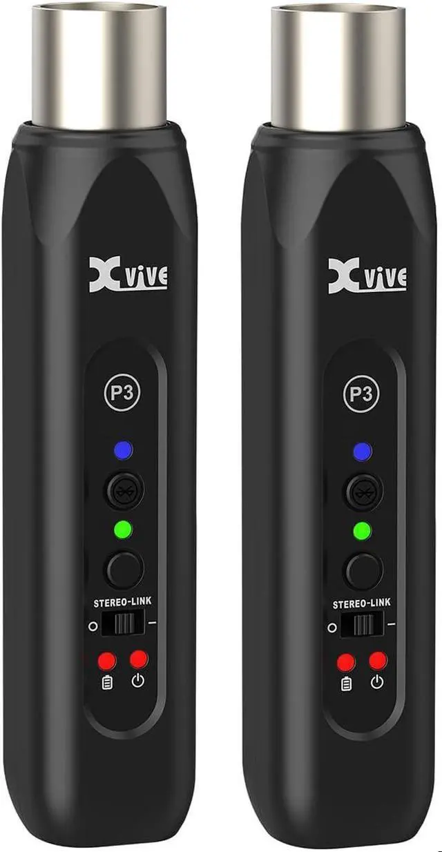 Main image of P3D Bluetooth XLR Receiver Pair for Audio Mixer Active PA DJ Systems