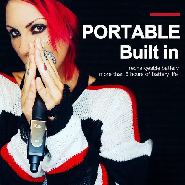 Alt view image 5 of 6 - Xvive U3R Receiver ONLY for U3 Microphone Wireless System