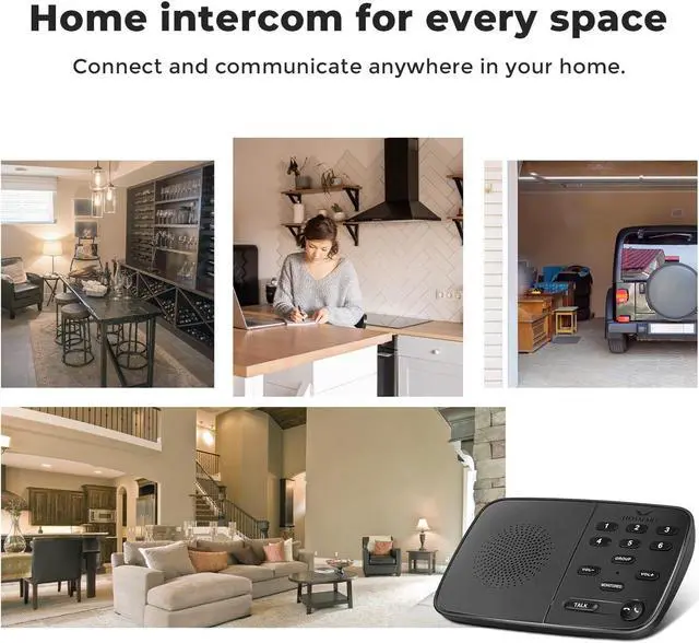 Alt view image 5 of 7 - Hosmart UltraSpeak Intercoms Wireless for Home, 2024 Two-Way Real-time Intercom Full Duplex Wireless Intercom System for Home Use, House Intercom System for Business with 1200 Feet Range (2 Stations)