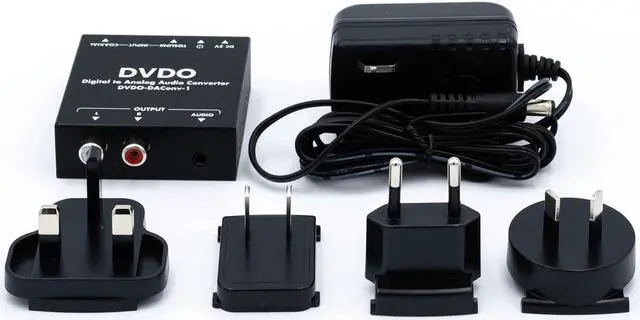 Alt view image 4 of 4 - Digital to Analog Audio Converter | Coaxial/Toslink in - Analog Out | 3.5mm to Optical Audio Cable | Optical Digital Audio Converter |Supports Sampling Rate at 32, 44.1, 48 and 96KHz;