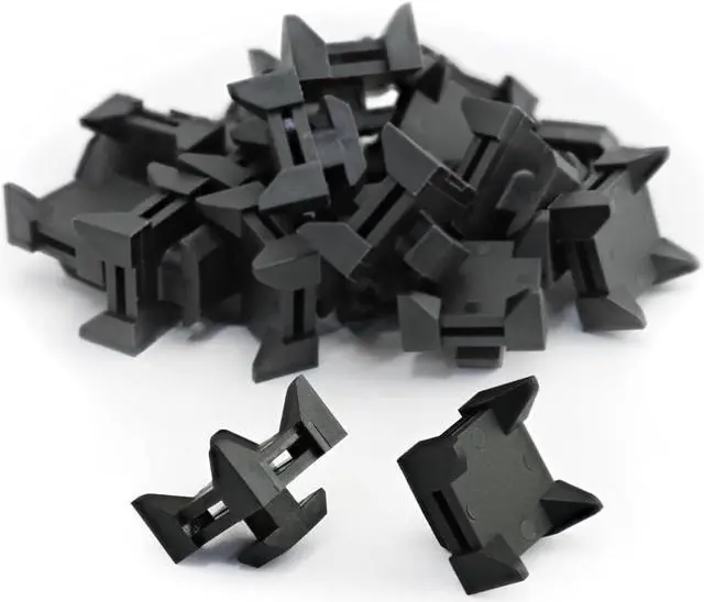 Main image of 10 and 25 Series Nylon Cable Zip Tie Mounting Block 80/20 Cable Tie Mount for Wire Management (25 Pack)