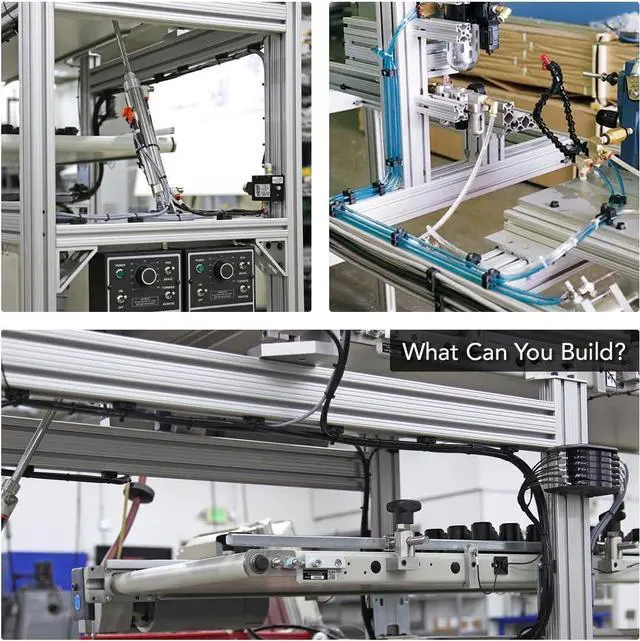 Alt view image 6 of 7 - 10 and 25 Series Nylon Cable Zip Tie Mounting Block 80/20 Cable Tie Mount for Wire Management (25 Pack)