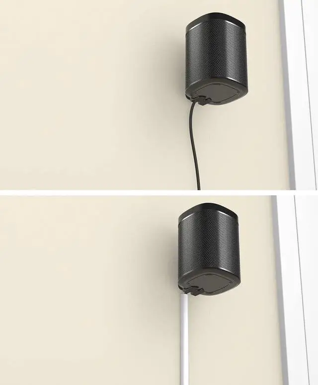 Alt view image 4 of 7 - Cord Cover Kit, 30FT Self-Adhesive Wire Hider, Cable Raceway to Hide Wires on Wall, Cable Management - 6 x 5FT Channels and Accessories (0.78in (W) x 0.39in (H), Stainable Wood-Effect)