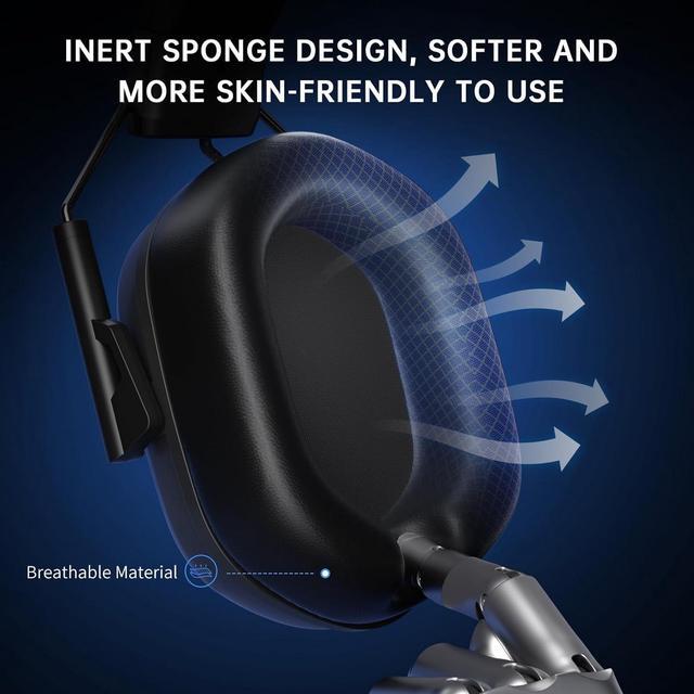 Alt view image 5 of 7 - Wireless Gaming Headset for Xbox Series X|S, Xbox One, PC, PS5, Mac, Nintendo Switch, Bluetooth 5.2, Surround Sound, 60H Battery, Gaming Headphones with Detachable Noise Canceling Microphone-Black