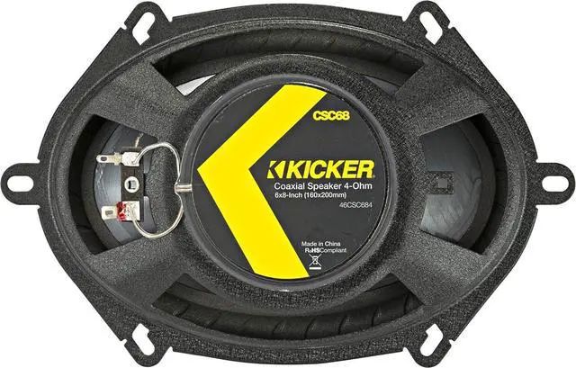 Alt view image 7 of 7 - CS Series CSC68 6 x 8 Inch Car Audio System Speaker, Black (2 Pack)