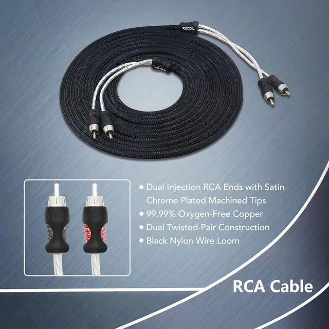 Alt view image 2 of 7 - PCK4 True 4 Gauge 99.99% Oxygen Free Copper Complete Amplifier Wiring Kits