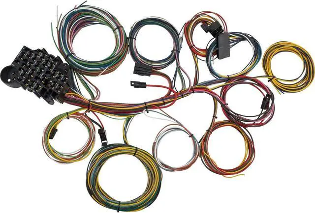Main image of Universal 22-Circuit Automotive Wiring Harness Kit for GM Tilt Columns - GXL Insulated Copper Wires, Includes Instructions, Ideal for Restorations, Custom Builds and Engine Swaps
