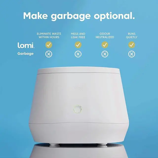 Alt view image 3 of 7 - Kitchen Composter, 3L, Worlds First Smart Waste Home Food Upcycler, Turn Waste into Natural Fertilizer with a Single Button, Indoor compost, Electric Kitchen Food Recycler (45 Cycles)
