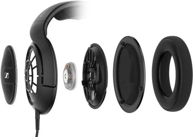 Alt view image 2 of 7 - HD 560 S Over-The-Ear Audiophile Headphones - Neutral Frequency Response, E.A.R. Technology for Wide Sound Field, Open-Back Earcups, Detachable Cable, (Black) (HD 560S)