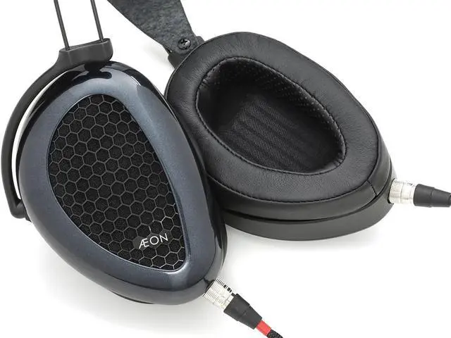 Alt view image 3 of 7 - + Dan Clark Audio Aeon Planar Magnetic Headphones - Open-Back, Over Ear, Audiophile (Aeon Open X), Blue/Black