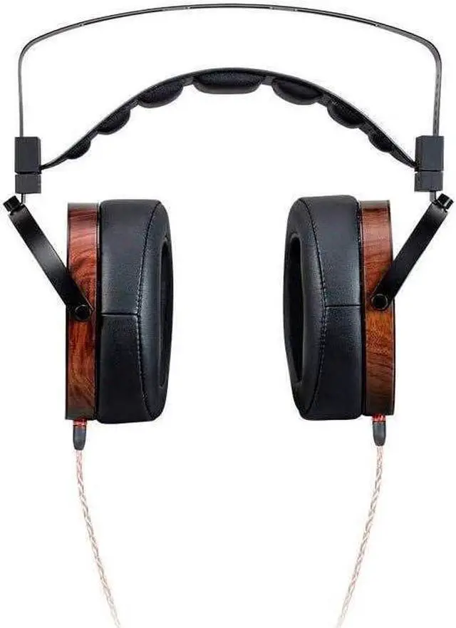 Alt view image 3 of 7 - Monolith Over Ear Planar Magnetic Headphones - With 106mm Driver, 50 Ohm, 10 Watt Maximum Power Handling, Open Back Design, Comfort Ear Pads For Studio/Professional, Black/Wood