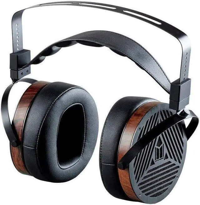 Alt view image 4 of 7 - Monolith Over Ear Planar Magnetic Headphones - With 106mm Driver, 50 Ohm, 10 Watt Maximum Power Handling, Open Back Design, Comfort Ear Pads For Studio/Professional, Black/Wood