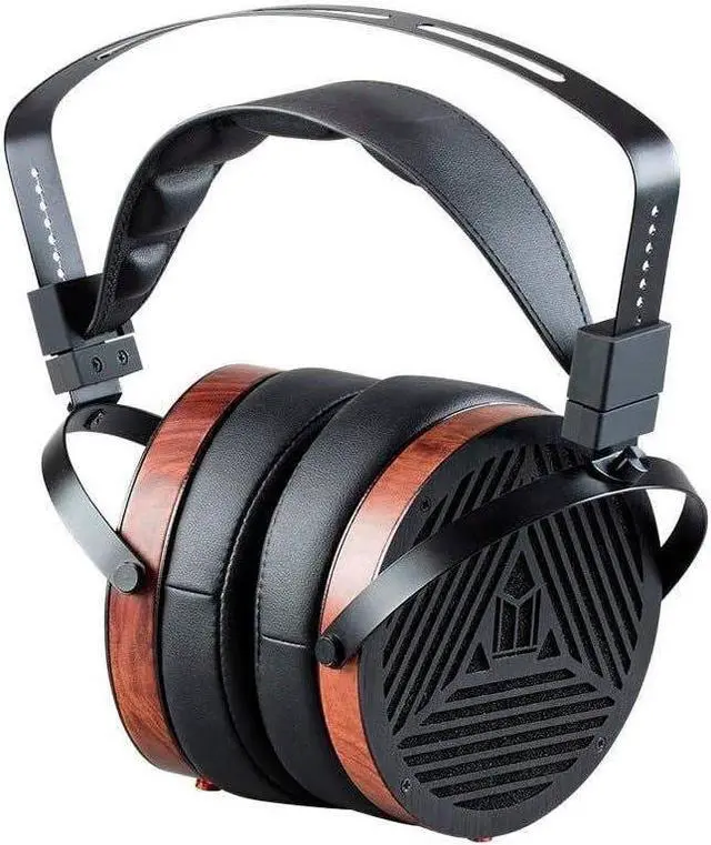 Alt view image 7 of 7 - Monolith Over Ear Planar Magnetic Headphones - With 106mm Driver, 50 Ohm, 10 Watt Maximum Power Handling, Open Back Design, Comfort Ear Pads For Studio/Professional, Black/Wood