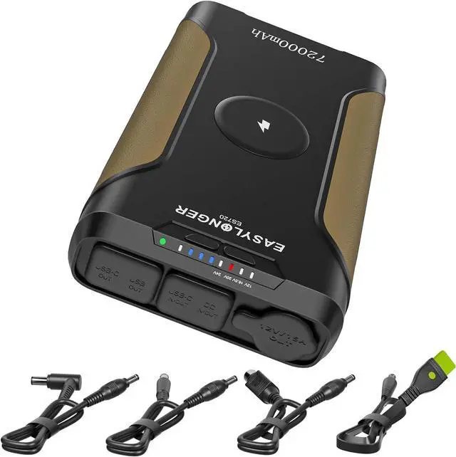 Main image of CPAP Battery Backup Power Supply ES720, 266.4Wh(Exceeds Airline Limit) for AirSense 11, AirSense 10, AirCurve 10, AirMini, Philips Dreamstation/ 2, Emergency Battery for Outdoor Camping