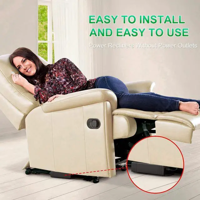 Alt view image 7 of 7 - Battery Pack for Reclining Furniture 2500mAh Universal Wireless Recliner Battery Pack Rechargeable for Electric Recliner, Couch, Sofas, Lift Chairs Fits Furniture with 2-Pin Connection