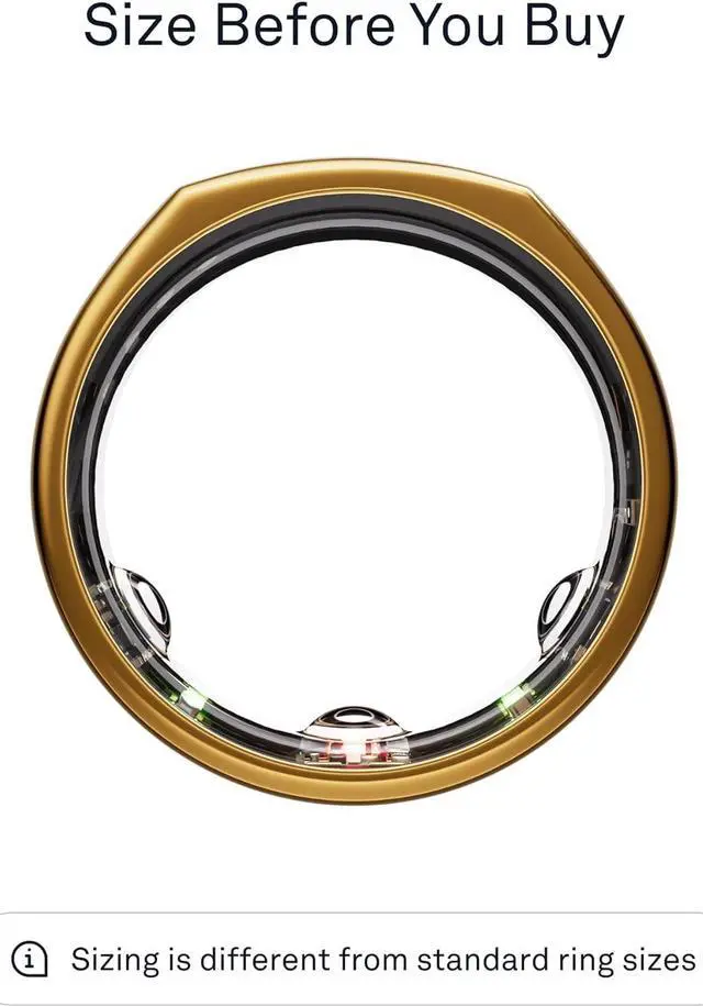 Alt view image 2 of 7 - Gen3 Horizon - Silver - Size 6 - Smart Ring - Size First with Oura Sizing Kit - Sleep Tracking Wearable - Heart Rate - Fitness Tracker - 5-7 Days Battery Life