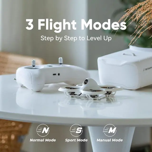 Alt view image 2 of 7 - Cetus Pro FPV Kit with 3 Flight Modes Altitude Hold Emergency Landing Self Protection Turtle Mode, with LiteRadio 2 SE Transmitter VR02 Goggles Ready to Flight Easy for FPV Beginners