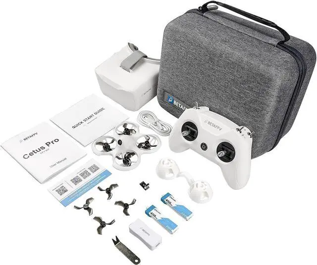 Main image of Cetus Pro FPV Kit with 3 Flight Modes Altitude Hold Emergency Landing Self Protection Turtle Mode, with LiteRadio 2 SE Transmitter VR02 Goggles Ready to Flight Easy for FPV Beginners