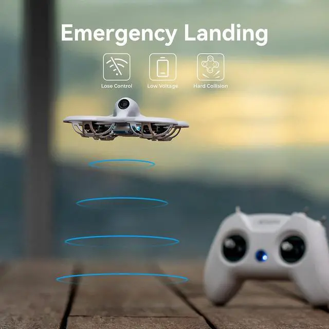 Alt view image 3 of 7 - Cetus Pro FPV Kit with 3 Flight Modes Altitude Hold Emergency Landing Self Protection Turtle Mode, with LiteRadio 2 SE Transmitter VR02 Goggles Ready to Flight Easy for FPV Beginners