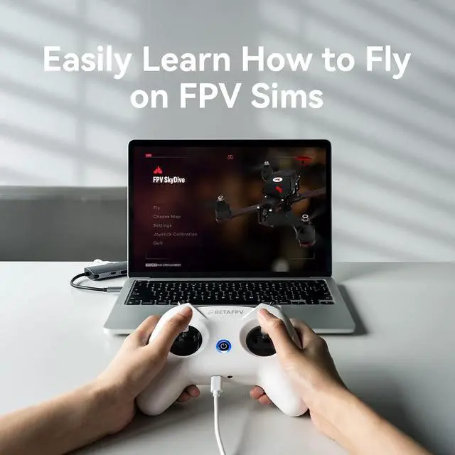 Alt view image 4 of 7 - Cetus Pro FPV Kit with 3 Flight Modes Altitude Hold Emergency Landing Self Protection Turtle Mode, with LiteRadio 2 SE Transmitter VR02 Goggles Ready to Flight Easy for FPV Beginners