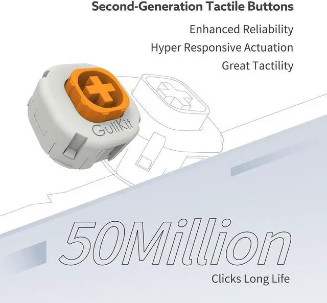 Alt view image 6 of 7 - KK3 MAX Controller (No Drift) for Switch/PC/Android/MacOS/IOS with 4 Back Buttons, Hall Joysticks and Triggers, Maglev/Rotor/HD Vibration,1000Hz Polling Rate, RGB lights