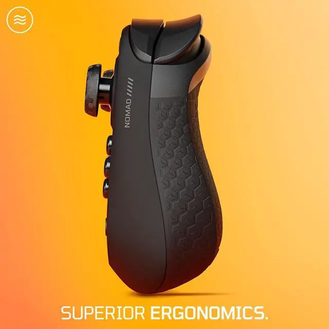 Alt view image 3 of 7 - Wireless iPhone Mobile Gaming Controller  Customizable Paddles  Anti-Drift Thumbsticks  Bluetooth 5.0 Connectivity  PS Remote, Xbox Game Pass,  Arcade, Steam Link  Black