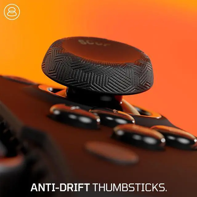 Alt view image 4 of 7 - Wireless iPhone Mobile Gaming Controller  Customizable Paddles  Anti-Drift Thumbsticks  Bluetooth 5.0 Connectivity  PS Remote, Xbox Game Pass,  Arcade, Steam Link  Black