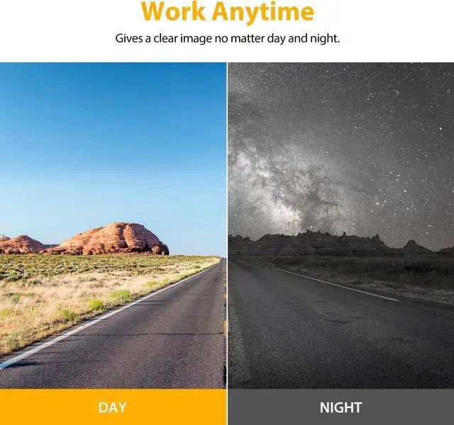 Alt view image 6 of 7 - Magnetic Solar Wireless Backup Camera, 5'' HD Monitor, 2-Min Installation True Wireless No Drilling, Rechargeable Waterproof Rearview Camera IR Night Vision, for RV Pickup Trailer (CTYC5)