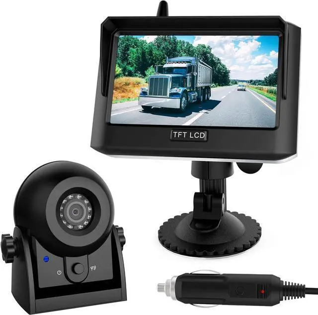 Main image of 720P WiFi Bakcup Camera-Wireless Magnetic Reversing Camera with Rechargeable Battery, for Hitching Gooseneck Horse/Fifth Wheels Camper/RV/Trailer/Truck/Minivan, IP68 Waterproof