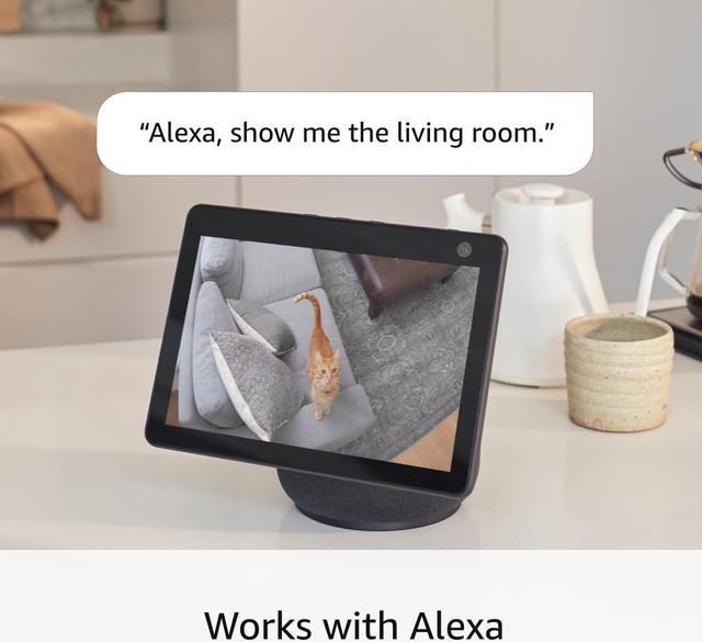 Alt view image 7 of 7 - Ring Pan-Tilt Indoor Cam | See all around with 360° pan coverage, HD video, plus Two-Way Talk (2024 release) | Black