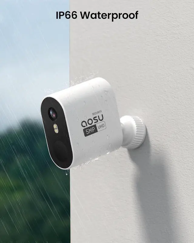 Alt view image 7 of 7 - Security Cameras Wireless Outdoor, 5MP Ultra HD Wireless Security Camera System, 2 camera kit with 166° Wide Angle, 240-Day Battery Life,Spotlight Camera, 32G Local Storage, No Monthly Fee