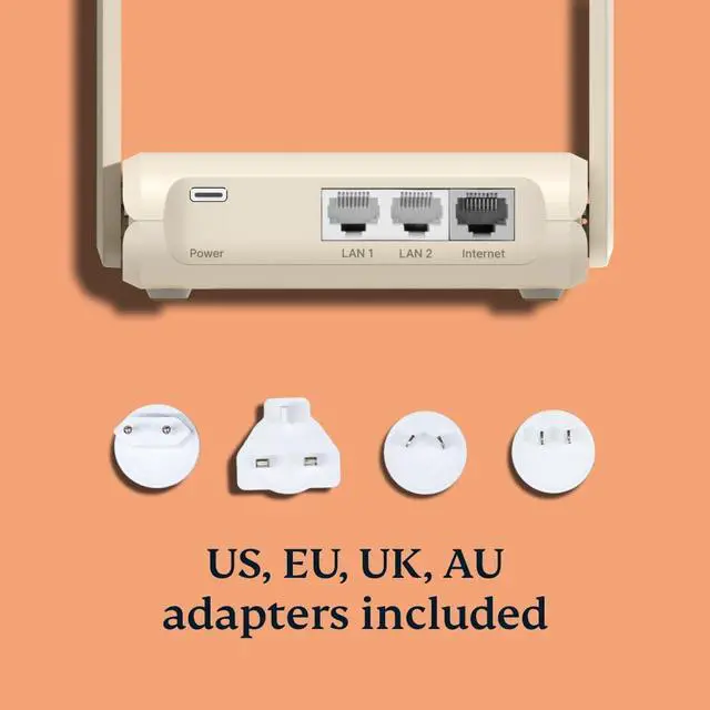 Alt view image 6 of 7 - Portable Wi-Fi 6 VPN Router | Protect Unlimited Devices | Free 30-Day ExpressVPN Trial | (U.S. & Canada Version)