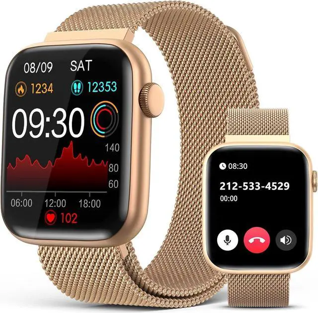 Main image of 2024 Smart Watch for Men Women with Bluetooth Call,1.9" HD Full Touch Screen Fitness Watch, Smartwatch with IP67 Waterproof with Blood Pressure Sleep Monitor for Android and iOS