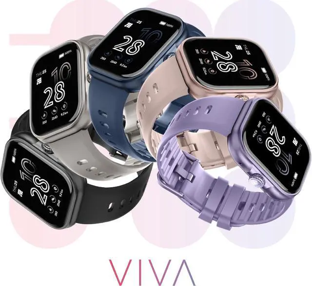 Alt view image 7 of 7 - Smartwatch/Fitness Tracker with 1.84" Touch AMOLED Screen, Bluetooth Calling, 60+ Sports, Blood Oxygen, Heart Rate, Stress and Sleep Monitor, Waterproof, Step Counter for Men and Women