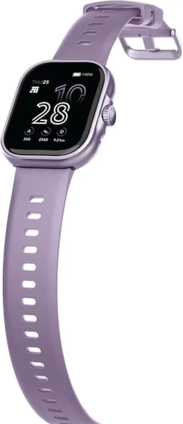 Alt view image 3 of 7 - Smartwatch/Fitness Tracker with 1.84" Touch AMOLED Screen, Bluetooth Calling, 60+ Sports, Blood Oxygen, Heart Rate, Stress and Sleep Monitor, Waterproof, Step Counter for Men and Women