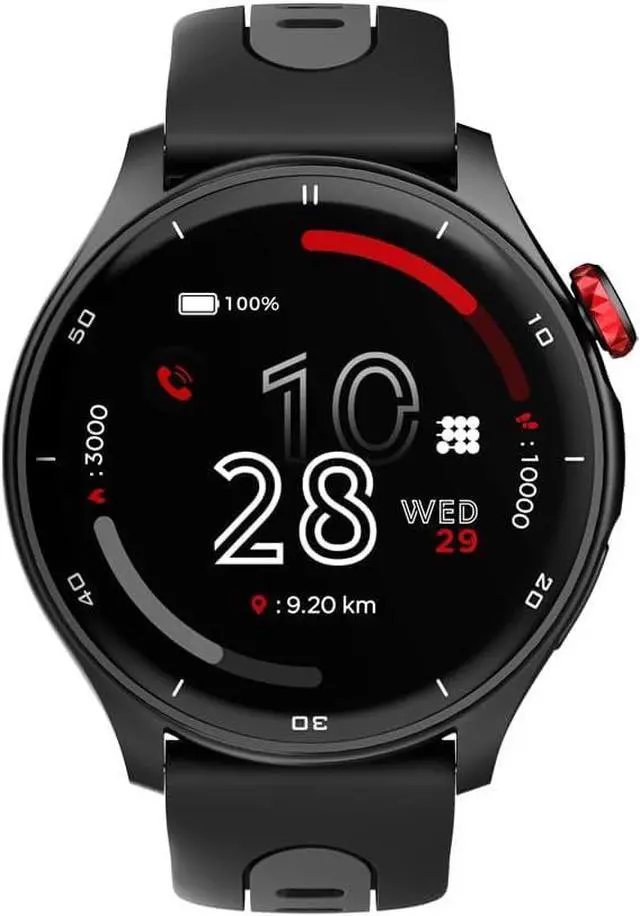 Main image of Smartwatch/Fitness Tracker with 1.43" Touch AMOLED Screen, Bluetooth Call, Built in GPS, 60+ Sports, Blood Oxygen, Heart Rate, Stress/Sleep Monitor, Waterproof, Step Counter, Compass