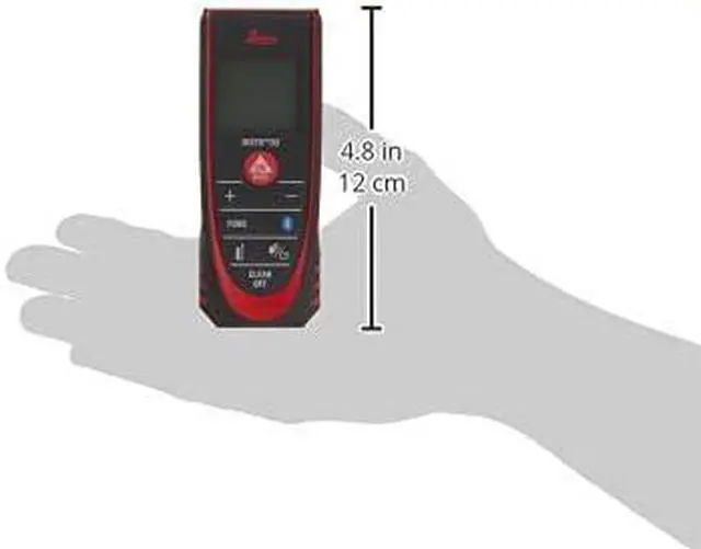 Alt view image 6 of 7 - 838725 DISTO D2 New 330ft Laser Distance Measure with Bluetooth 4.0, Black/Red, 1.7 x 1 x 4.6 inches