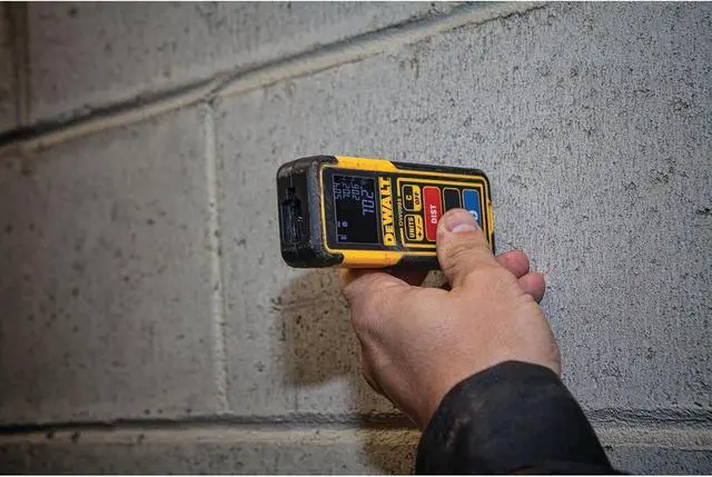 Alt view image 2 of 4 - Laser Measure Tool/Distance Meter, 100-Feet with Bluetooth (DW099S)