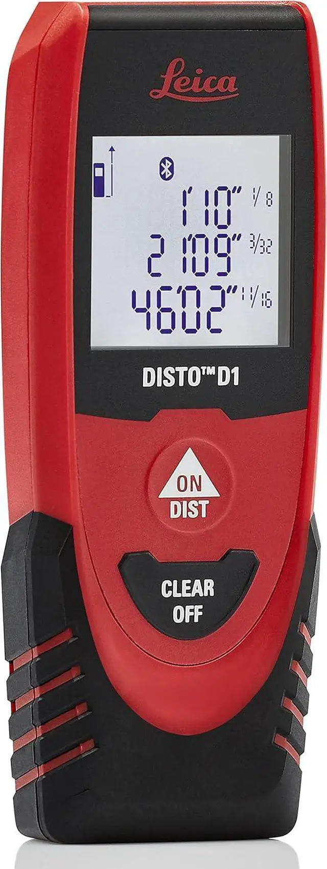 Alt view image 2 of 7 - D1 120ft Laser Distance Measure with Bluetooth 4.0, Black/Red