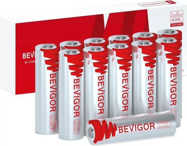 Main image of Lithium Batteries AA Size, AA Battery 72Pack, 3000mAh Double A Battery, 1.5V Lithium AA Battery, Longer Lasting Lithium Iron AA Batteries for Flashlight, Toys, Remote ControlNon-Rechargeable