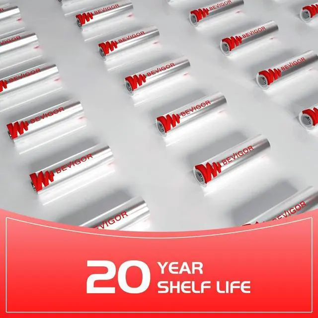 Alt view image 5 of 6 - Lithium AA Batteries, 120 Bulk Pack 1.5V 3000mAh High Performance Lithium Double A Battery for Flashlight, Microphone, Smart Sensor, Alarm System (Non-Rechargeable)