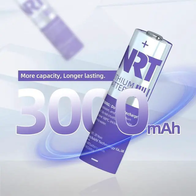 Alt view image 3 of 7 - AA Batteries 48 Pack Lithium Iron Double A Batteries 1.5V 3000mAh Longer Lasting AA Lithium Batteries for Blink Camera, Blink Battery Replacement Non-Rechargeable(Lithium AA-48 Count)