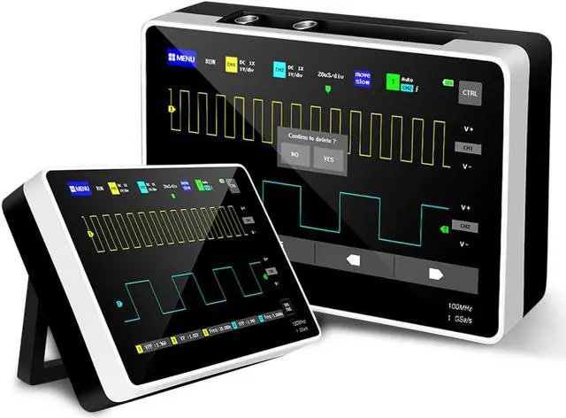 Main image of Oscilloscope 2 Channel Plate - Portable Handheld Tablet w/s 7 TFT LCD Touch Screen, Multifunction Oscilloscope