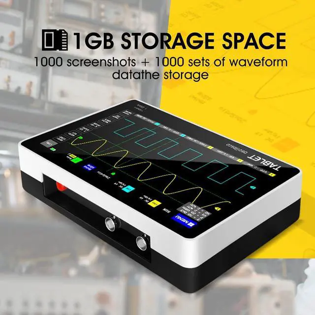Alt view image 5 of 7 - Oscilloscope 2 Channel Plate - Portable Handheld Tablet w/s 7 TFT LCD Touch Screen, Multifunction Oscilloscope