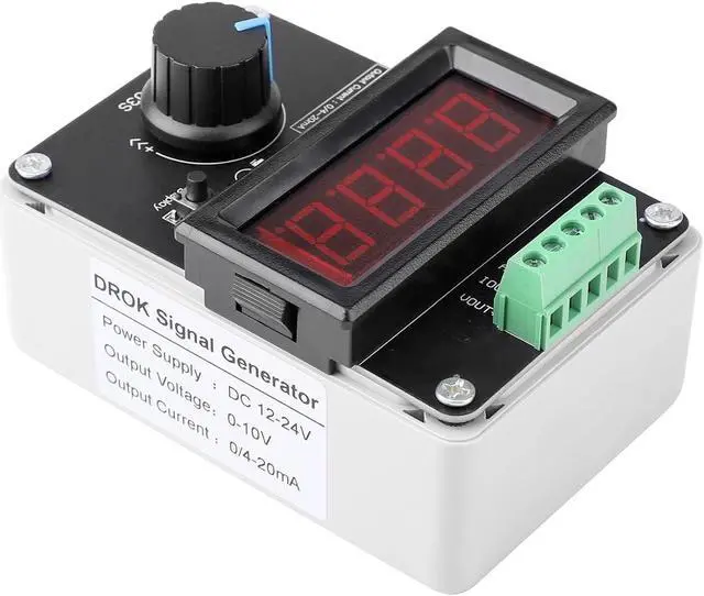 Alt view image 7 of 7 - 4-20mA Generator, Adjustable Signal Generator, DC 0-10V 0 4-20mA Current Voltage Analog Simulator for Value Adjusting PLC Panel LED Testing