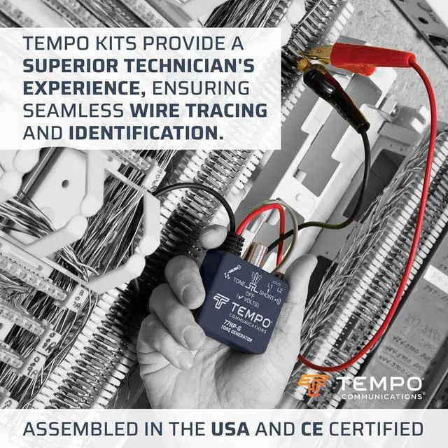 Alt view image 4 of 7 - Communications 701K-G Wire Tracer Tone Generator and Probe Kit for Ethernet, Internet, Telephone, Speaker, Coax, Video, and Data Cable (701K-G-BOX Pro Grade)
