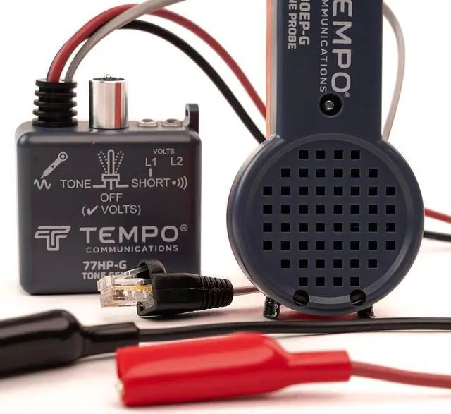 Alt view image 7 of 7 - Communications 701K-G Wire Tracer Tone Generator and Probe Kit for Ethernet, Internet, Telephone, Speaker, Coax, Video, and Data Cable (701K-G-BOX Pro Grade)