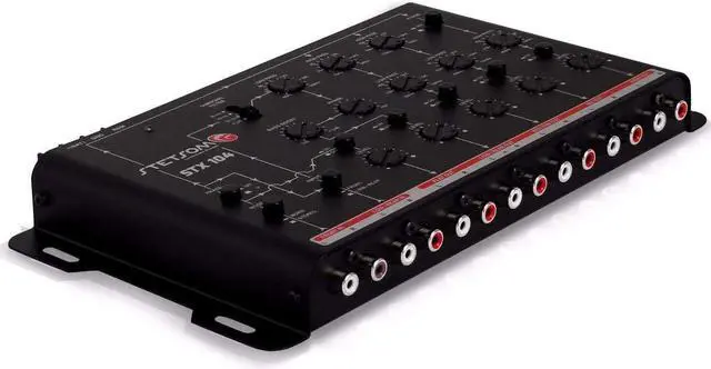 Alt view image 7 of 7 - STX 104 PRO - Crossover, 5 Way Channels, Digital Electronic Car Audio, Output Signal Processor, Car Audio Crossover High Precision, Audio Crossover, Crossover Adjustment, Audio Equalization