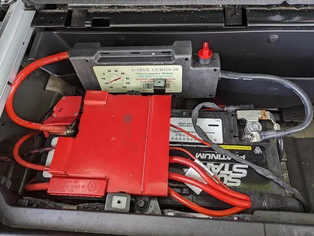Alt view image 4 of 4 - UCB450-60, 15V, 90F, 900 Peak Amp current Capacitor BOOSTER, Voltage stabilizer, On board jump starter for Car, Truck and boat, audio amplifier subwoofer Booster. Engine start stop and go SYSTEM