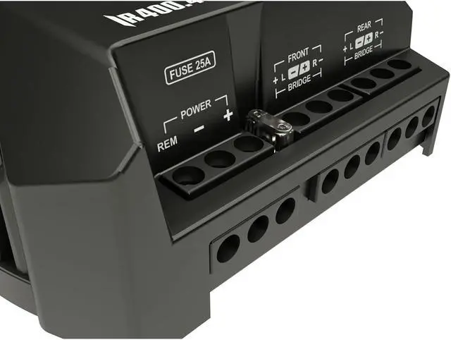 Alt view image 4 of 7 - 400.4 2 Ohms Compact Digital 4 Channels Amplifier, IRON LINE, 400 Watts RMS 400x4, 2 Stable, Multichannel Digital Car Audio Amp TS, Full-Range Sound Quality, Crossover